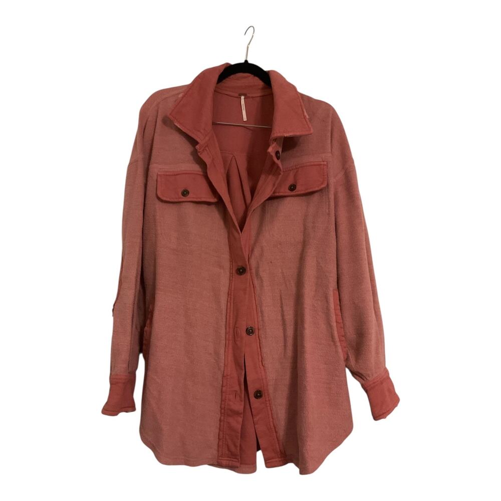 Free People Ruby Jacket Pink Women Medium - Picture 2 of 4